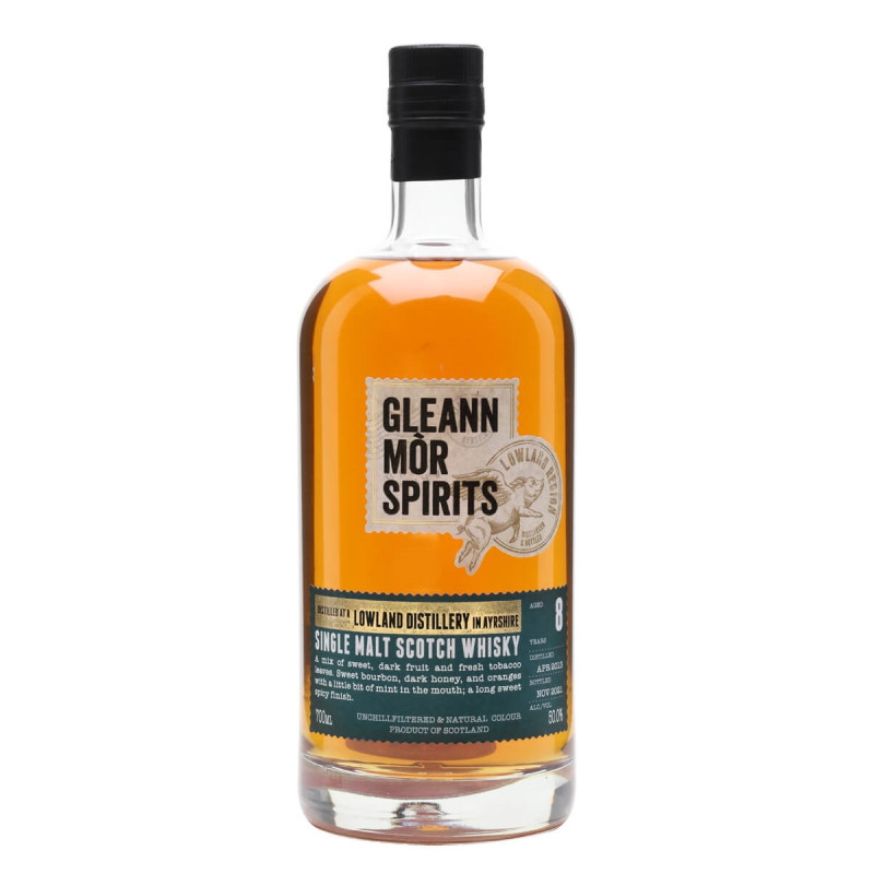 A Lowland Distillery in Ayrshire 2013 8 Year Old Gleann Mor 70cl