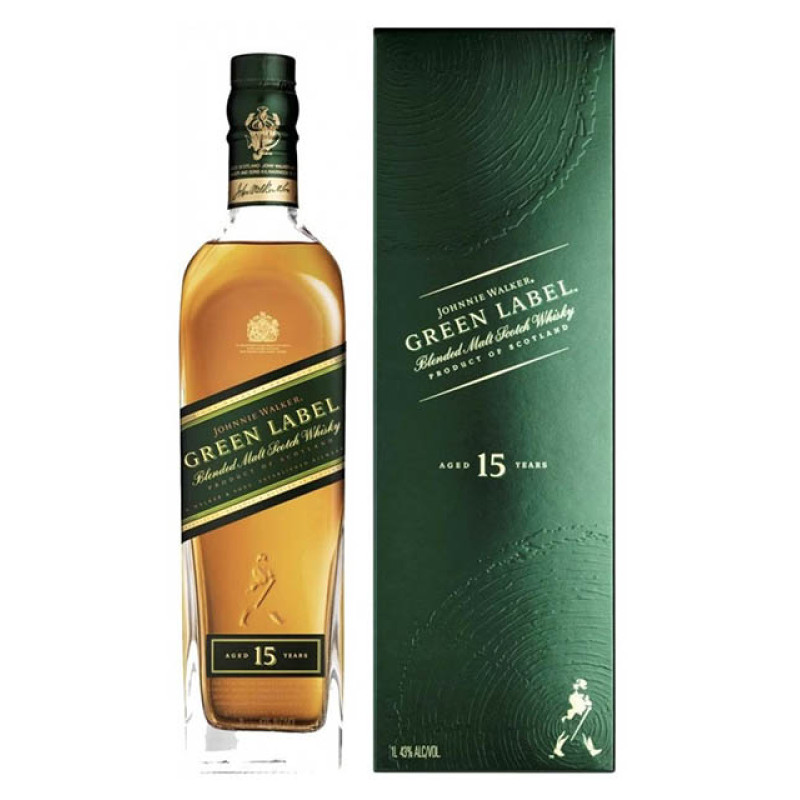 Johnnie Walker 15 Years Old Green Label 70cl